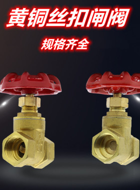 全铜闸阀4分6分自来水管表前内螺纹开关阀门DN15 20 25 32 50 65