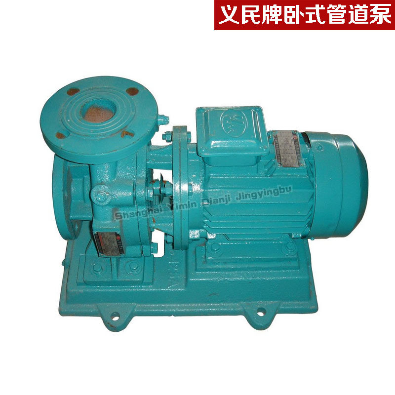 上海泰丰水泵卧式管道泵IRW50-160-3kw管道泵离心泵增压泵循环帮