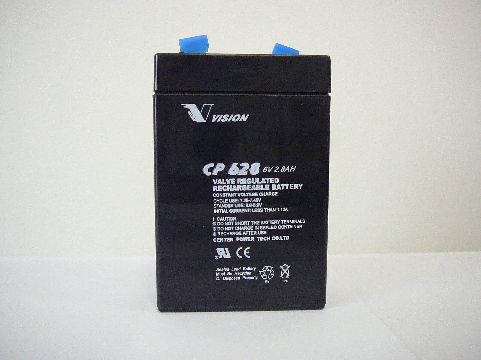 全新VISION CP628 6V2.8AH医疗设备 应急电源 电子秤用蓄电池免邮