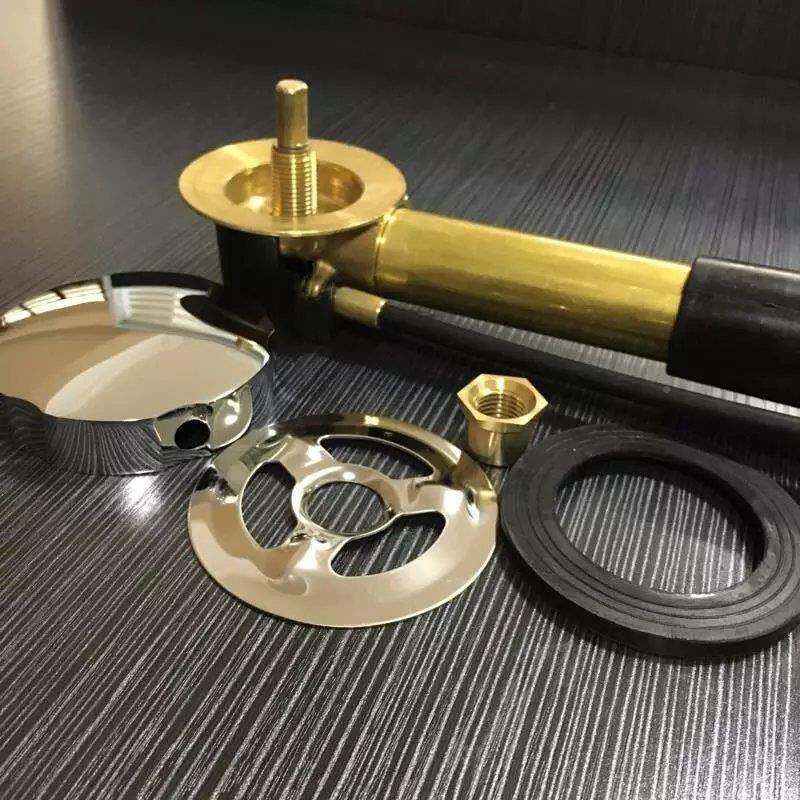 家直供波纹F2103管手轮旋动转陶瓷拖布池下水器厂式机式浴缸下水