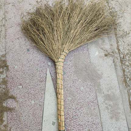 把草扫把枝扫帚铁高粱树大铁扫帚工地笤帚庭院扫帚竹53柄扫扫帚