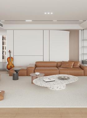 港美羊西毯兰毛混纺地毯客厅轻奢简约现代茶几卧室羊ZG-67007毛新