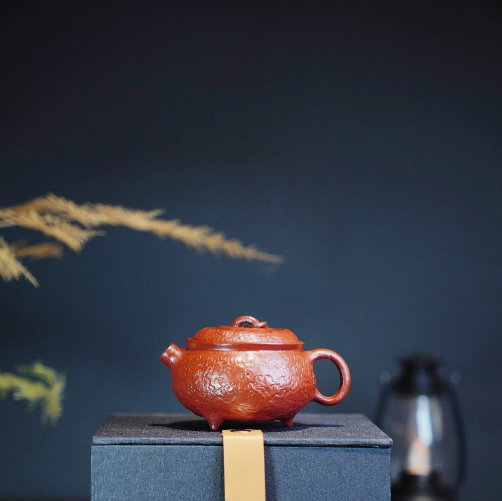 圆宝供春壶宜兴紫砂壶手工家藏老红泥紫砂茶壶75cc小容量茶具