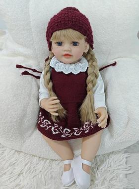 热卖55CM嘟仿儿真具嘟娃娃搪胶公仔婴儿软胶玩全胶BDW婴洋娃娃