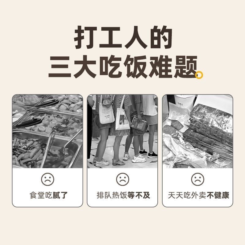 保温饭盒四层超长316L不锈钢上班族学生带饭便携便当盒