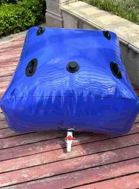 415蓝色pv厚c升级款加把手水袋户外可折软叠抗加厚体水囊旱储水袋