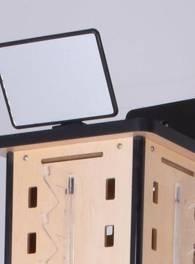 木质镜落地眼镜道具旋转眼镜架四面0987展眼陈列架学架可挂72光付