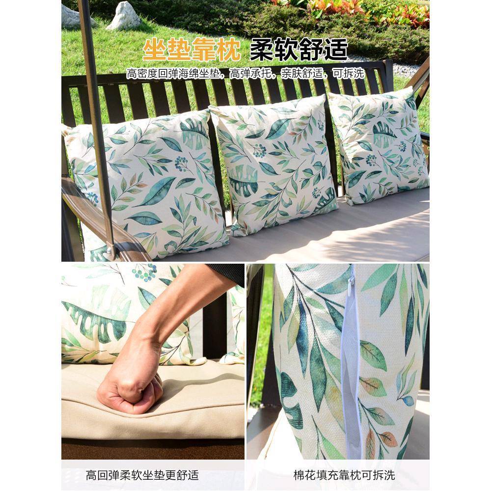 户秋外千茅草草摇椅别墅庭院花吊园床农家乐00300民宿网红太阳能