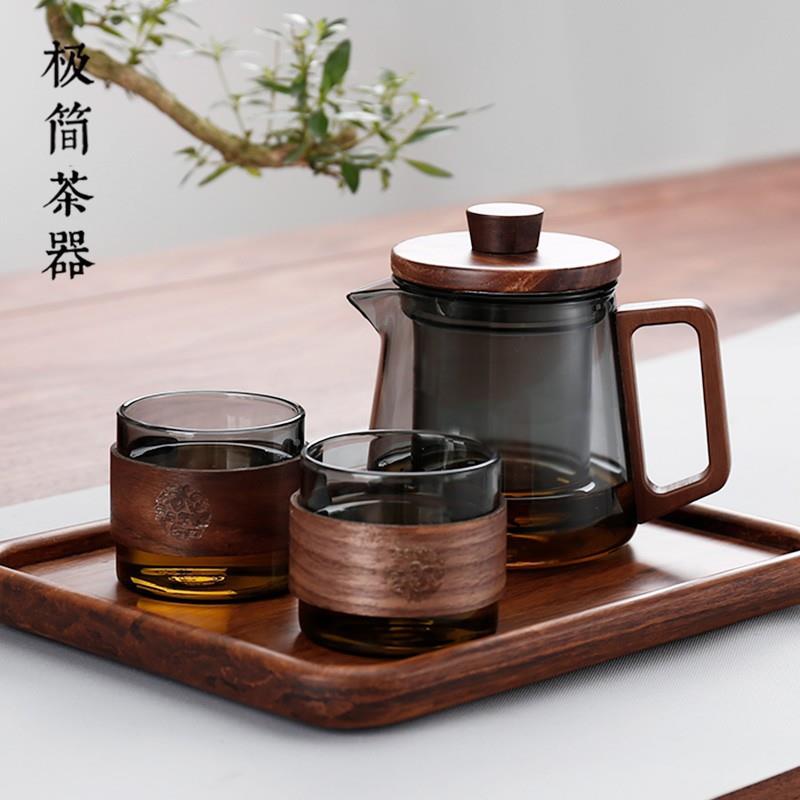 现货耐温玻璃过滤网内置冲泡花茶壶高茶分BK549离壶器单家用茶水