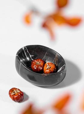 匠十现代奢售三楼处客厅搭茶几大轻理石配套装饰YB-RZ-20品高端摆