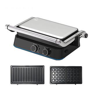 欧规可2合1饼拆卸烤肉盘家电烤盘华用SK-08103夫电烧烤炉双面早餐