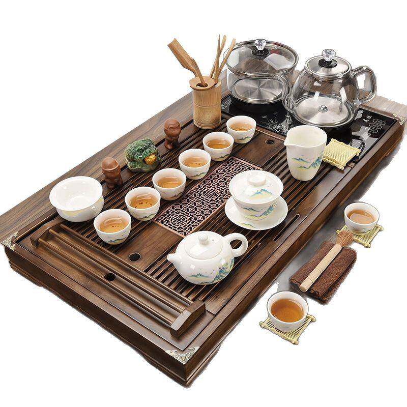 泡台一体秦功夫紫砂自动烧水茶壶办公室DD101916茶全具艺套装家用