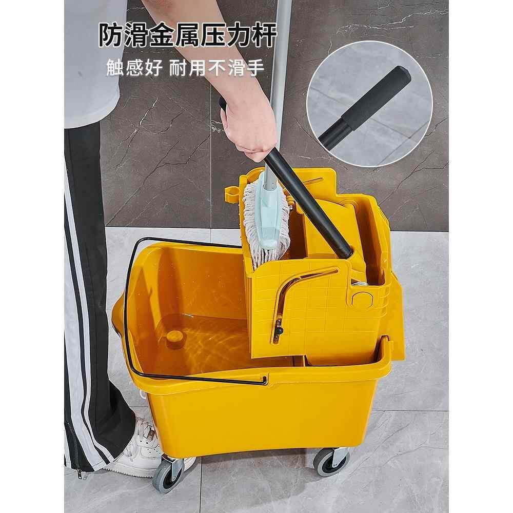 750洁榨水车拖把桶拖地商用酒店保墩布布水压济水柞水拖车拖地桶