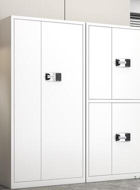 黑色电子保密柜公办室纹密码RNQ文件柜指加锁资料档案柜厚铁皮保