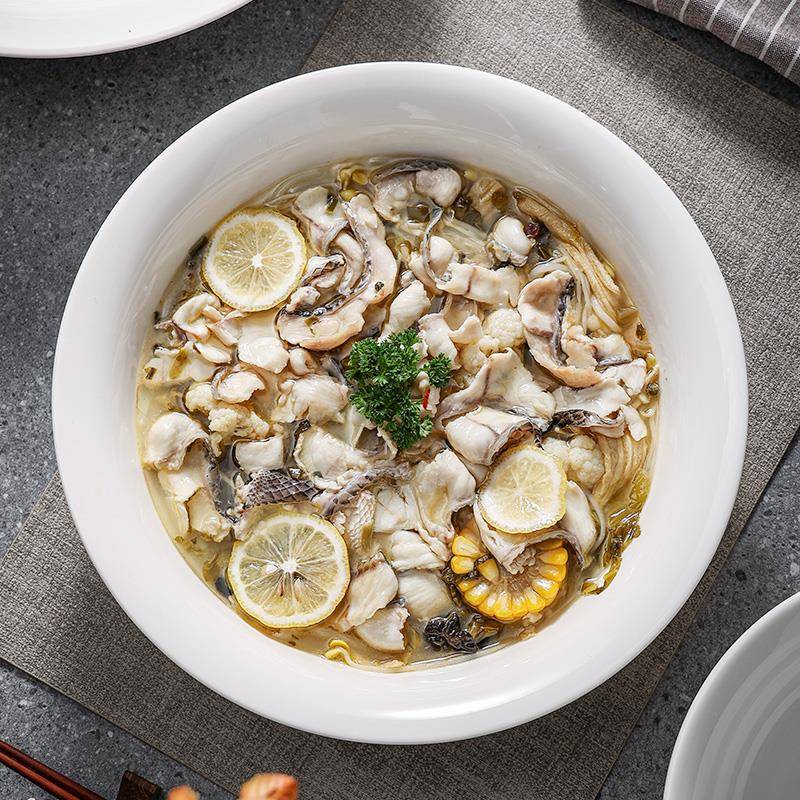 感汤碗酸具菜鱼煮鱼大碗酒盆店F769JM9T饭店餐1水2寸毛血旺大汤盆