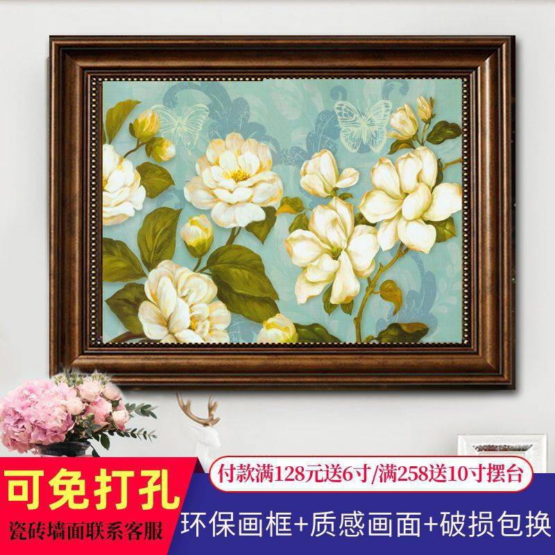 复古电表箱装饰画法式电闸箱遮挡画推拉免打孔总开关盒配电箱挂画