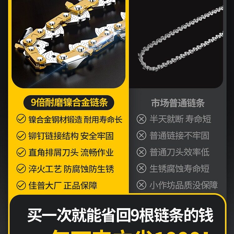 德国进口油锯电锯通用链条