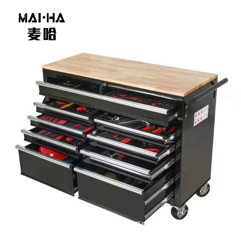 欧美重型多功能手推工具车46寸