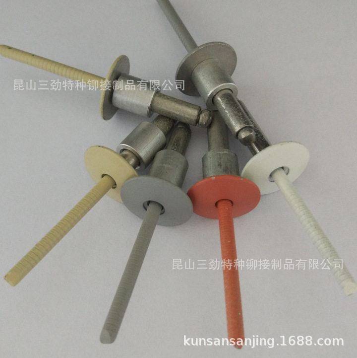 不锈钢彩色烤漆外墙拉钉