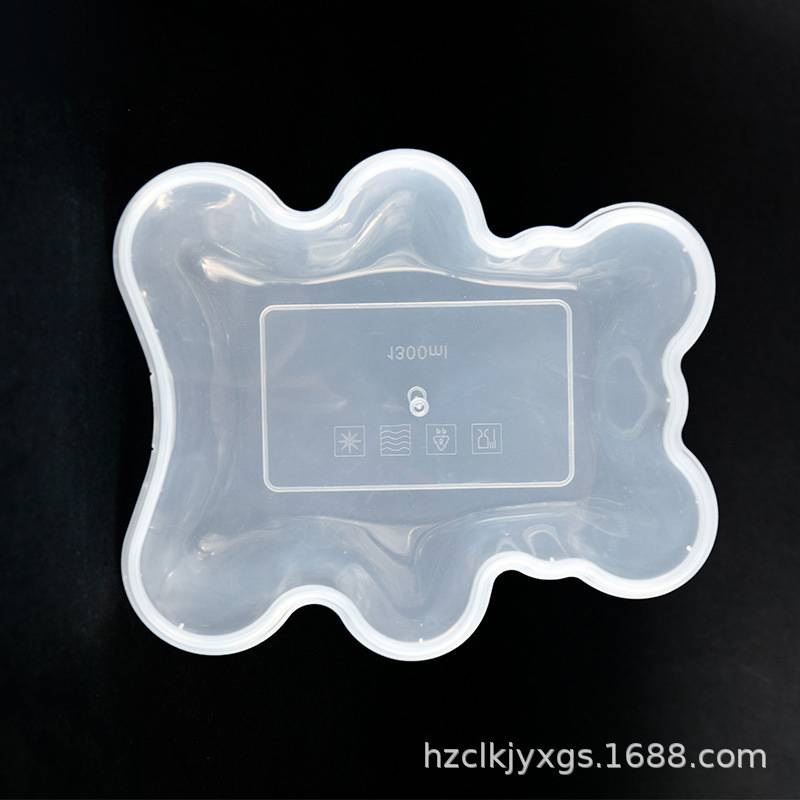 1300ml大熊猫锁扣盒芋圆水果捞烧仙草甜品蛋糕打包盒