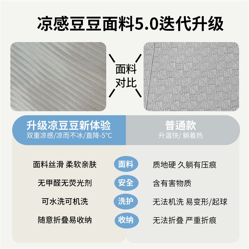 一整张卡通凉感豆豆全o包沙发凉席垫盖布2025夏季新款防猫抓沙发