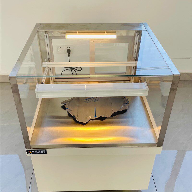 嵌入式吧台展示柜蛋糕q柜直角冷藏保鲜柜甜品烘焙店展示柜商用风