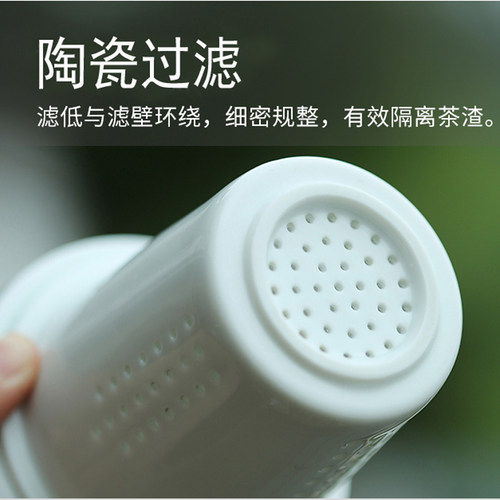 大号青花陶瓷过滤茶壶带内网胆单壶家用泡茶器大容量茶Z具杯子套