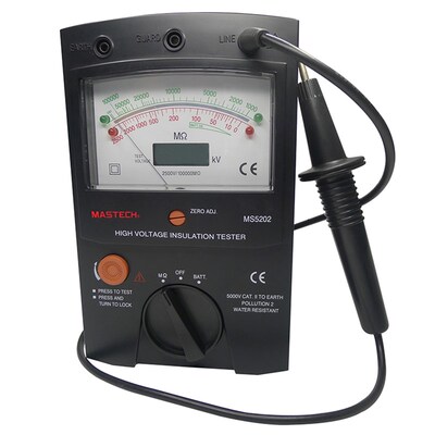 华仪MASTECH 2500V/ MS5202指针绝缘电阻测试仪兆欧表