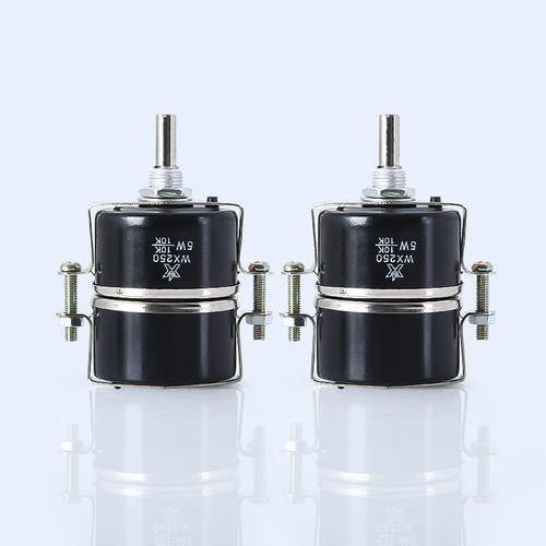 WX250双联5W 单圈线绕电位器 1K 2K2 4K7 10K 15K 22K 47K