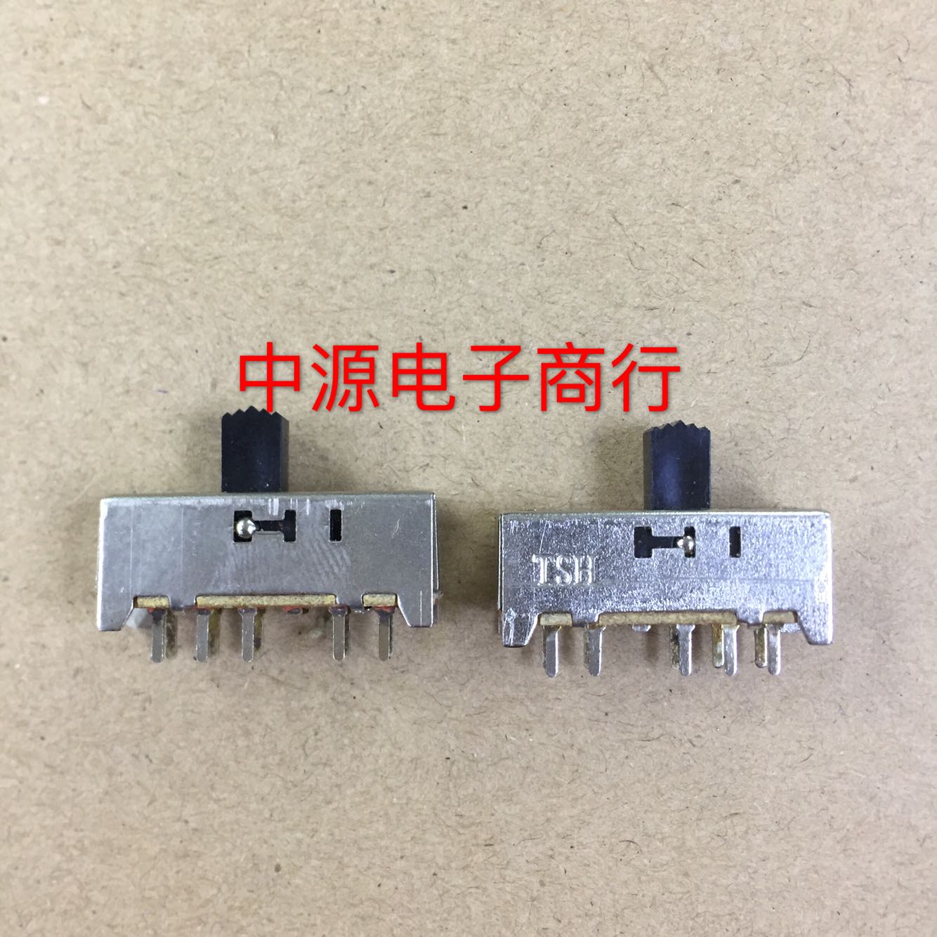 厂家直销SS24H02 2P4T立式4档拨动开关 双排10脚滑动直流电源 TSH
