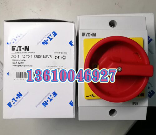 EATON/伊顿 T0-1-8200/I1/SVB穆勒隔离开关原装正品现货1P20A