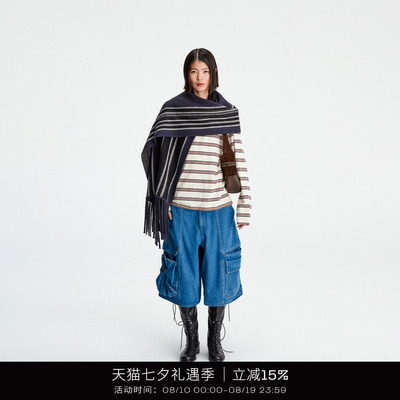 COTEMP奥德赛牛仔工装中裤