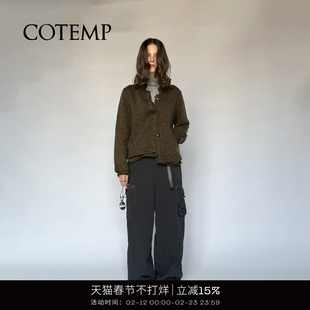 COTEMP IMPROVED MILITARY PANTS 25FW新款休闲改良工装裤长裤女