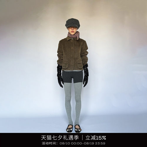 COTEMP诺维复古超短大衣