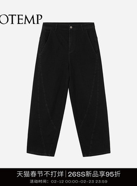 COTEMP CASUAL JEANS 26SS新款宽松休闲牛仔裤10分裤子女