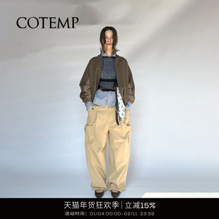 COTEMP LEEWAY OVERSIZED BASEBALL JACKET 25FW休闲棒球夹克女