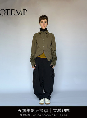 COTEMP YOKE FUNCTION JACKET 25FW新款西部风刺绣衬衫夹克外套女