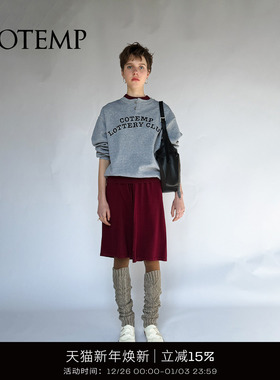 COTEMP LOTTERY CLUB HOODIE 25FW新款头彩俱乐部复古卫衣女