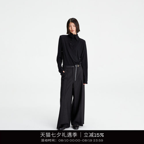 COTEMP埃落斯复古高领打底上衣