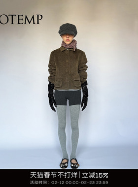 COTEMP ROWEN CROPPED COAT  25FW经典诺维复古超短大衣外套女