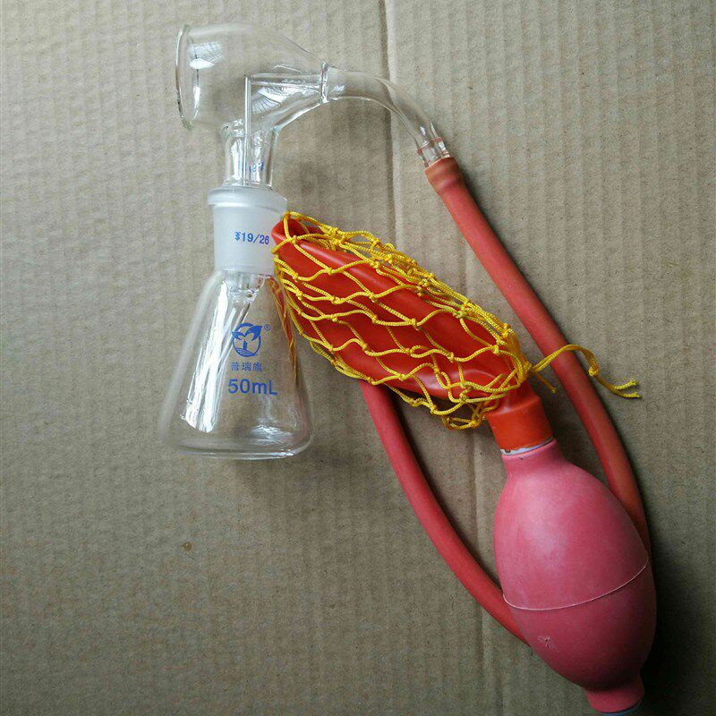 全套三角薄层喷瓶50ml,带双链球,三角喷瓶,喷雾瓶,显色喷瓶