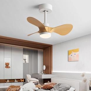 儿童卧室风扇灯阳灯台房过道小型吊扇美式复古书风房静音电764扇