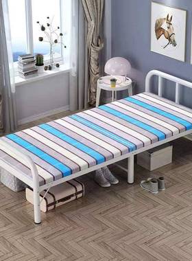 折床单人便携家叠用成人出租房午ZVB床易睡简办公室午休陪护硬板