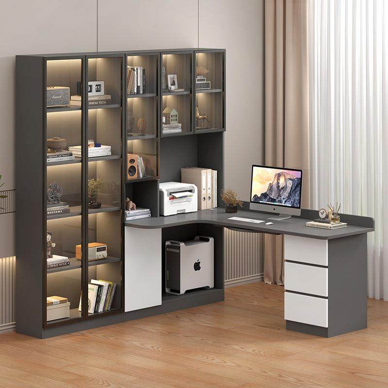 实527轻木奢转角书桌脑书架一体生学学习桌写字电桌书柜组合卧室,美容美体仪器,其它面部美容工具配件,淘宝优惠券,粉丝福利购,淘宝优惠卷