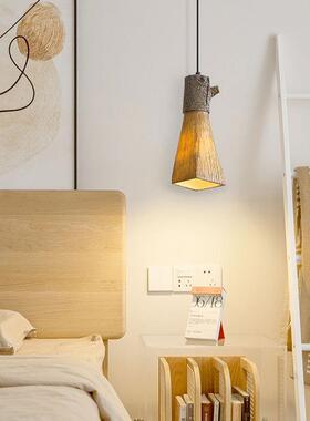 复古仿真树IIX桩小民灯宿吧灯台创意艺术灯具氛围吊线卧室感床头