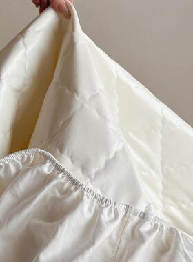 厚IPQ席夹防棉绗缝床笠单件梦思床垫保护套全棉防水尘全包防滑加