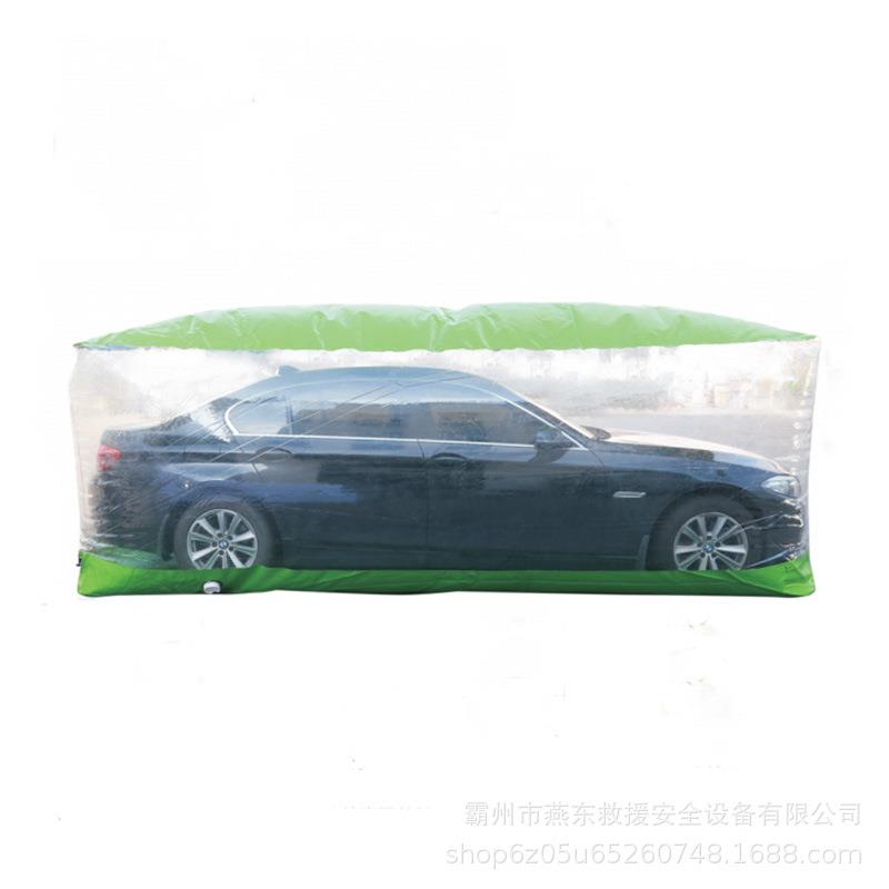 PC树脂纶高强DHD丝V防水车衣抗洪防汛充气式车衣便式可折涤叠车携