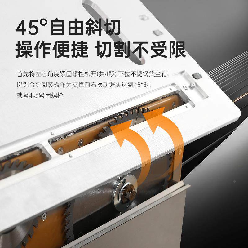 包邮无专尘母锯木工台锯用工作台锯精密推子台锯功OHH能折叠锯台