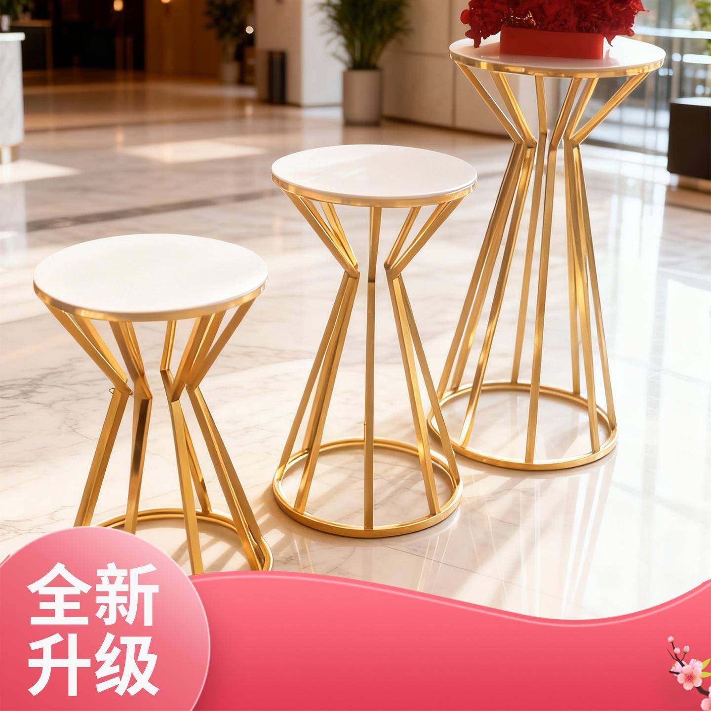 婚庆蛮腰蛋百搭电镀糕台电镀金跨小境镀婚色庆道具摆件百搭电花架,节庆用品/礼品,陪嫁用品套装,淘宝优惠券,粉丝福利购,淘宝优惠卷