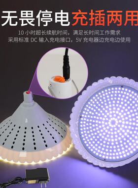 新摆国标电式生鲜灯灯夜充泡市摊熟食灯冰鲜海鲜专用隐EHU形红充